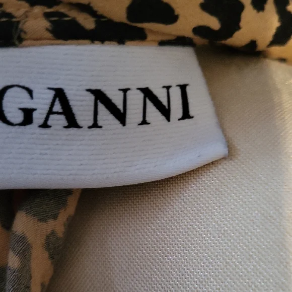Ganni Animal Print Mini Dress - Picture 2 of 8